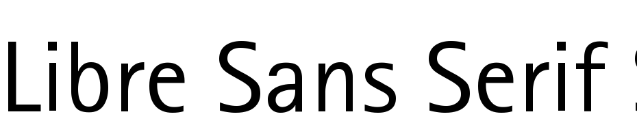 Libre Sans Serif SSi Polices Telecharger